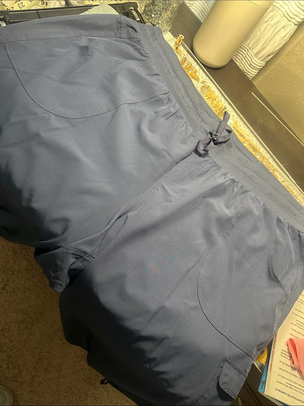 Ladies Blue Capri pants Sz 3X by RBX - Picture 7 of 8